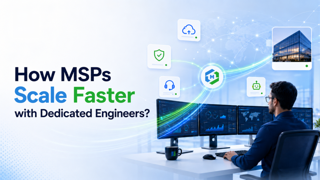 How MSPs Scale Faster with Dedicated Engineers, 247 NOC Support, and Helpdesk Outsourcing with the MokshTech Team