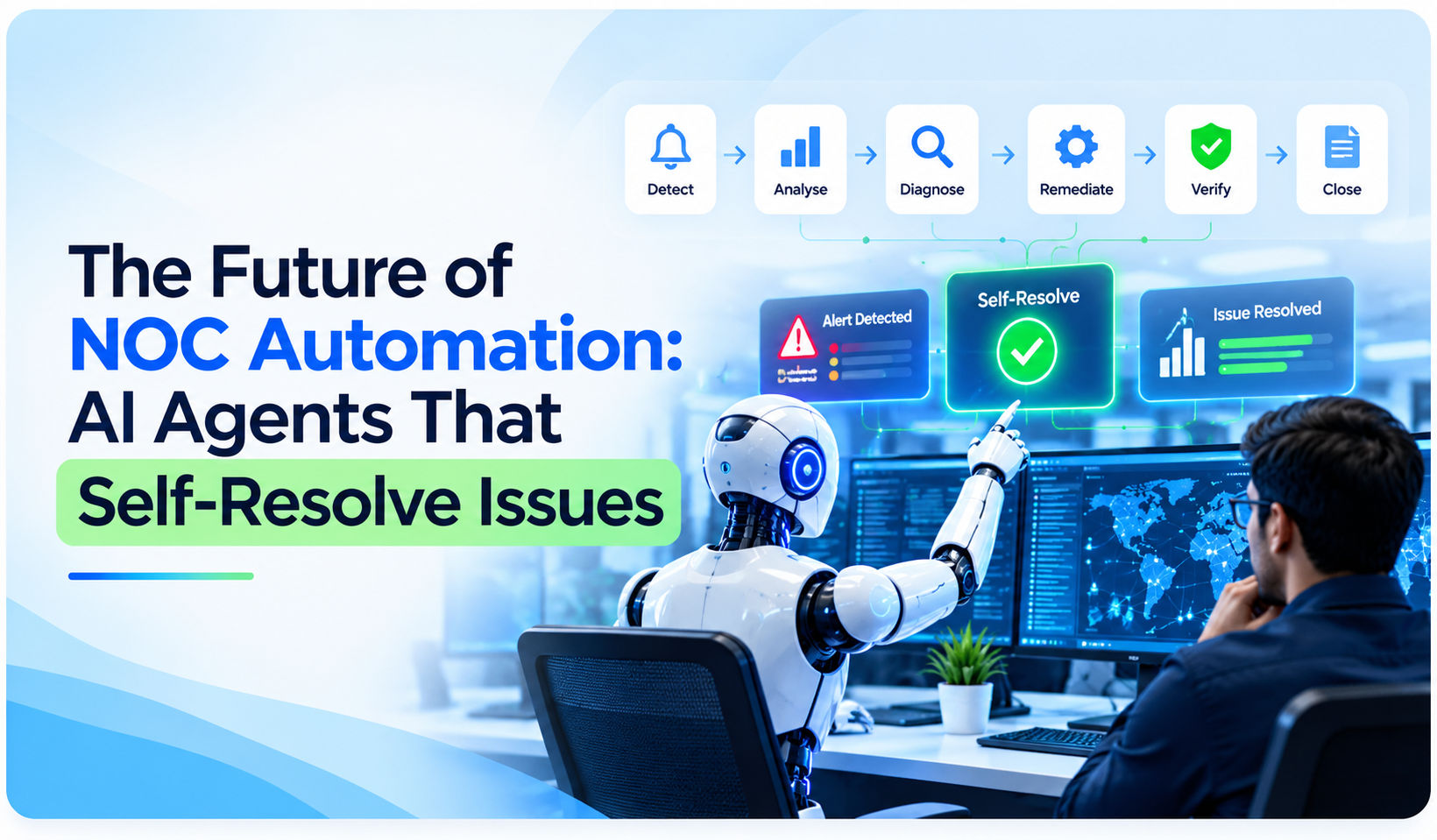 The Future of NOC Automation: AI Agents That Self-Resolve Issues